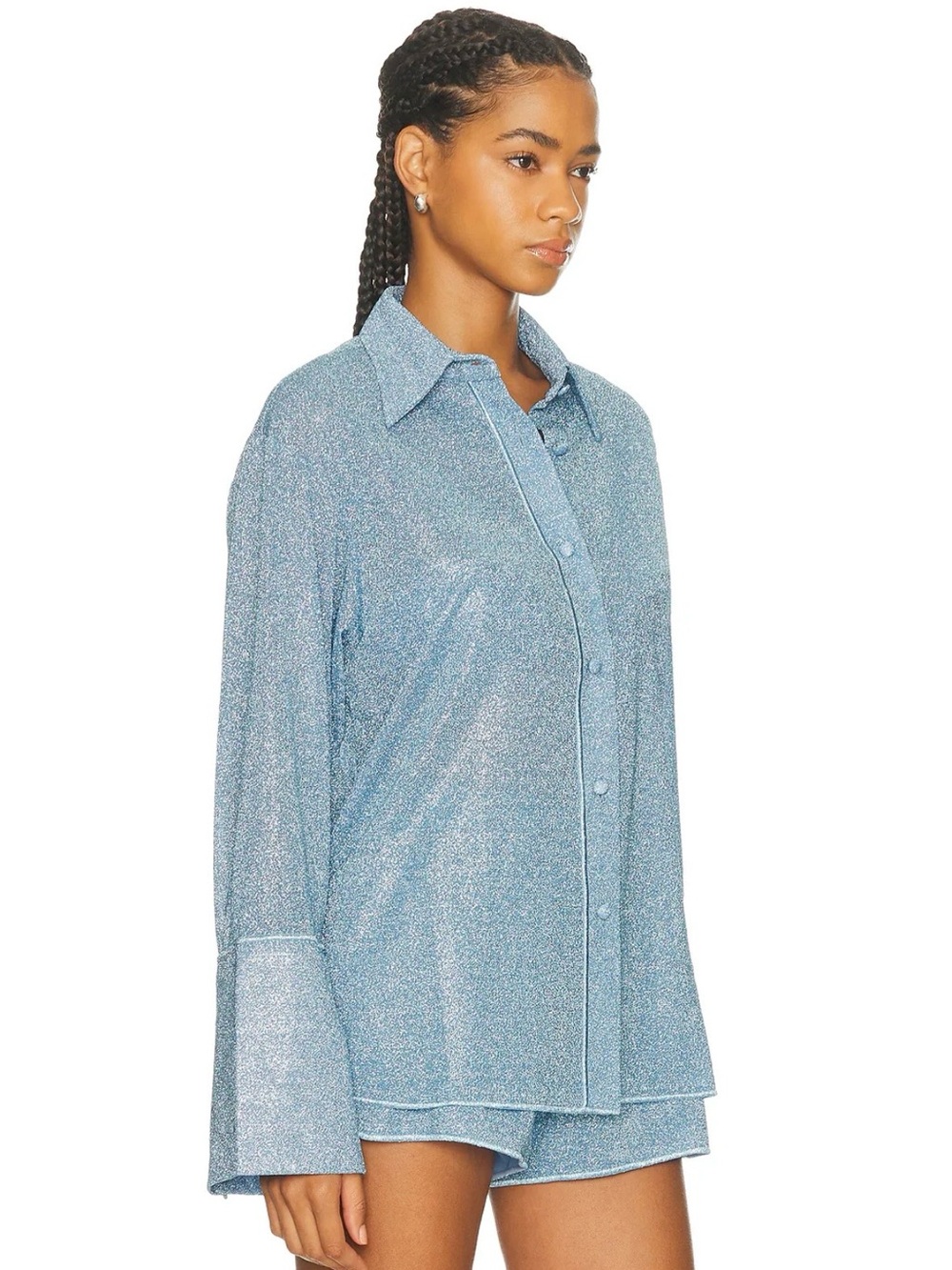 Oseree Lumiere Sleeves Shirt